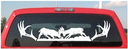 Autumn with Antlers Deer Decal